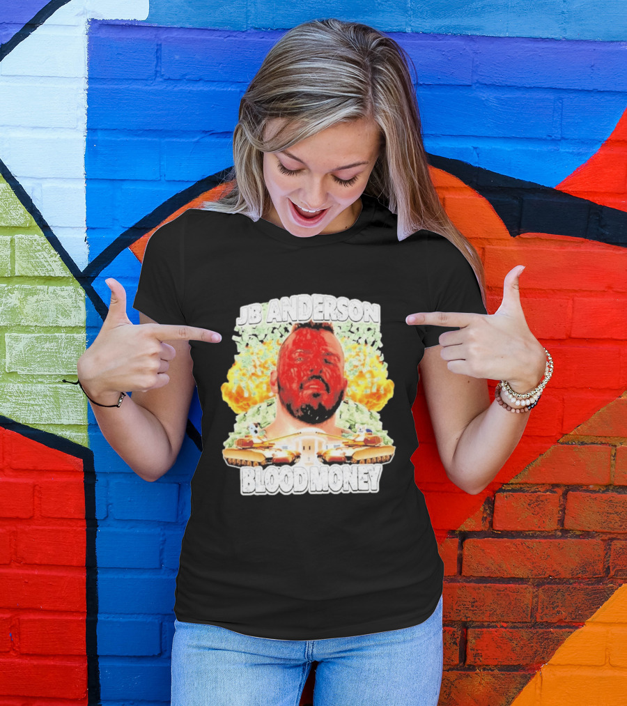JB Anderson Bloodmoney 90s Bootleg Explosion Cash Tanks T-Shirt