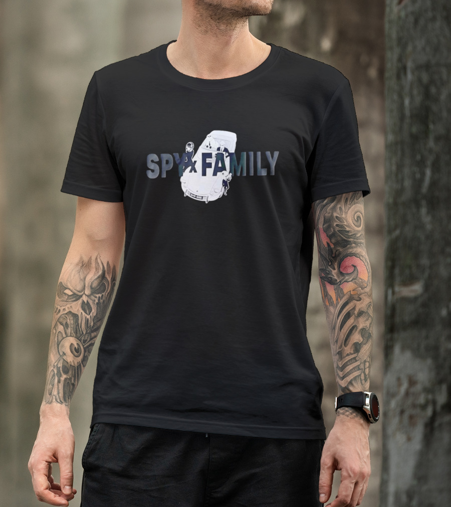 SPY X FAMILY Loid Yor Anya Bond Car Adventure T-Shirt