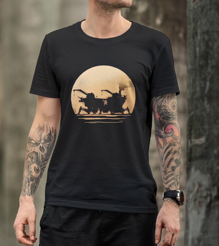 Mortal Engines Walking City Travel Machine Industrial Scene T-Shirt