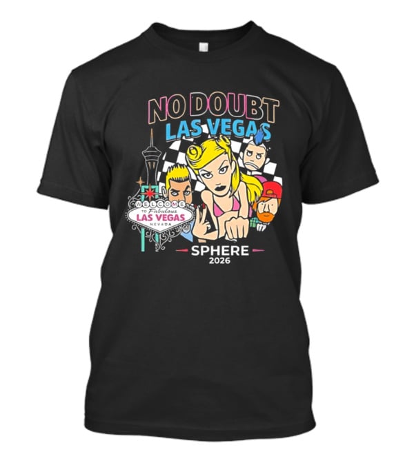 No Doubt Las Vegas Sphere 2026 Concert Merchandise T-Shirt