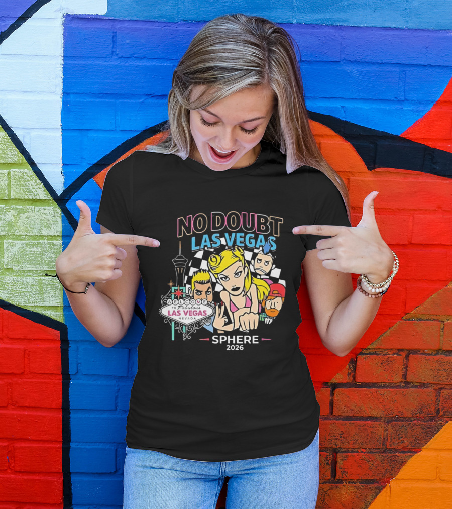 No Doubt Las Vegas Sphere 2026 Concert Merchandise T-Shirt