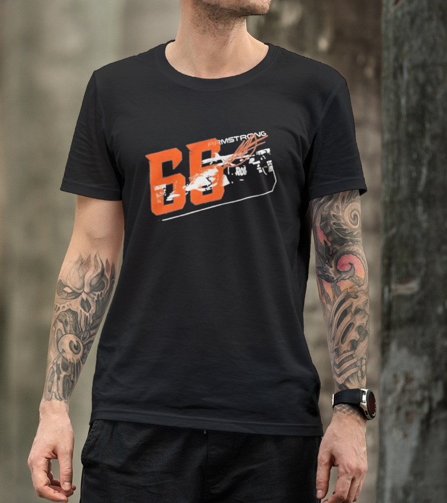 Armstrong 66 Racing Number With Dynamic Speed Lines T-Shirt