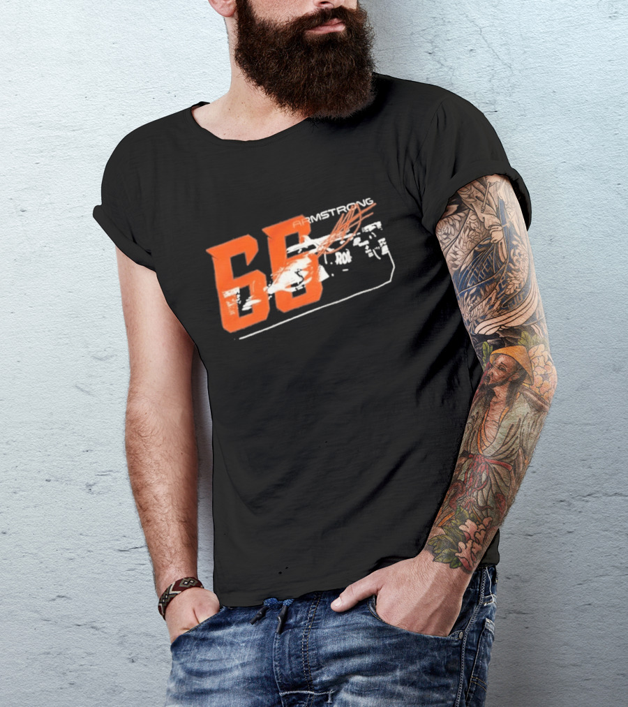 Armstrong 66 Racing Number With Dynamic Speed Lines T-Shirt