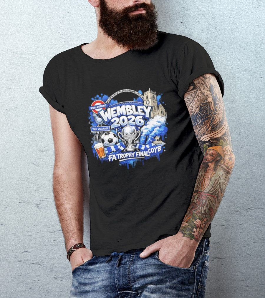 Wealdstone Wembley 2026 FA Trophy Final COYB The Vicarage T-Shirt