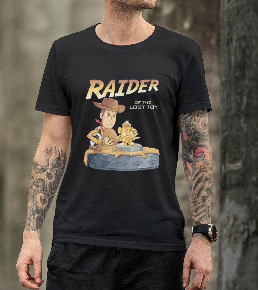 Raiders Toy Story Woody Mr Potato Head Lost Toy T-Shirt