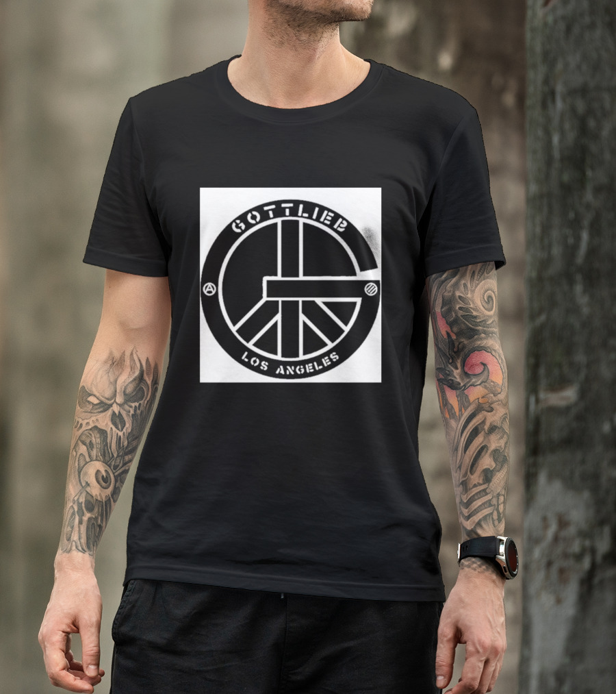 Gottlieb Peace Symbol Circle Los Angeles T-Shirt