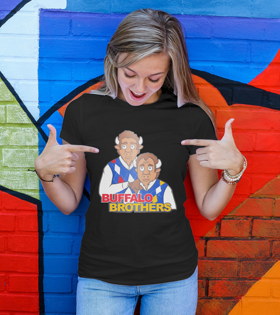 Buffalo Brothers Buffalo Bills Football 2026 Cartoon T-Shirt
