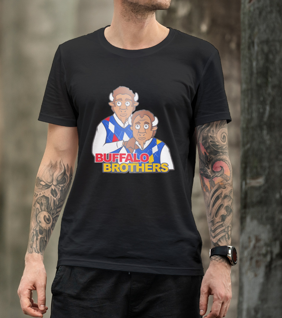 Buffalo Brothers Buffalo Bills Football 2026 Cartoon T-Shirt