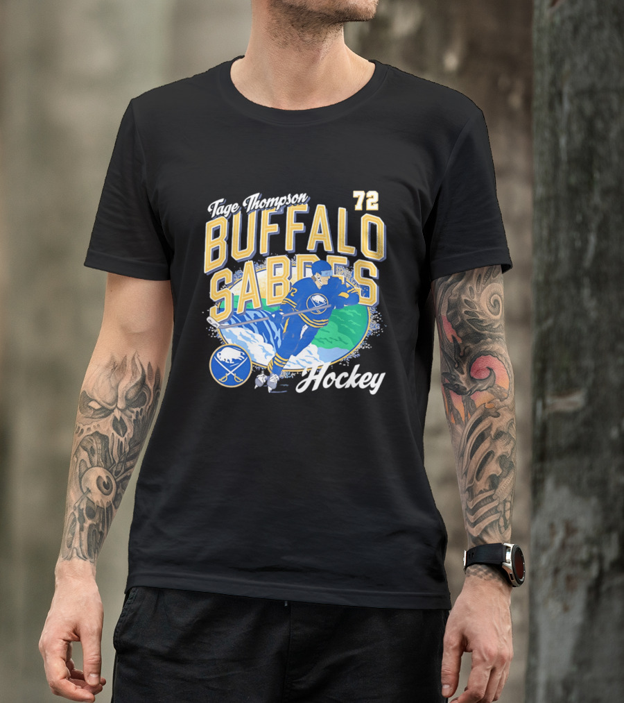 Tage Thompson 72 Buffalo Sabres Hockey Player T-Shirt