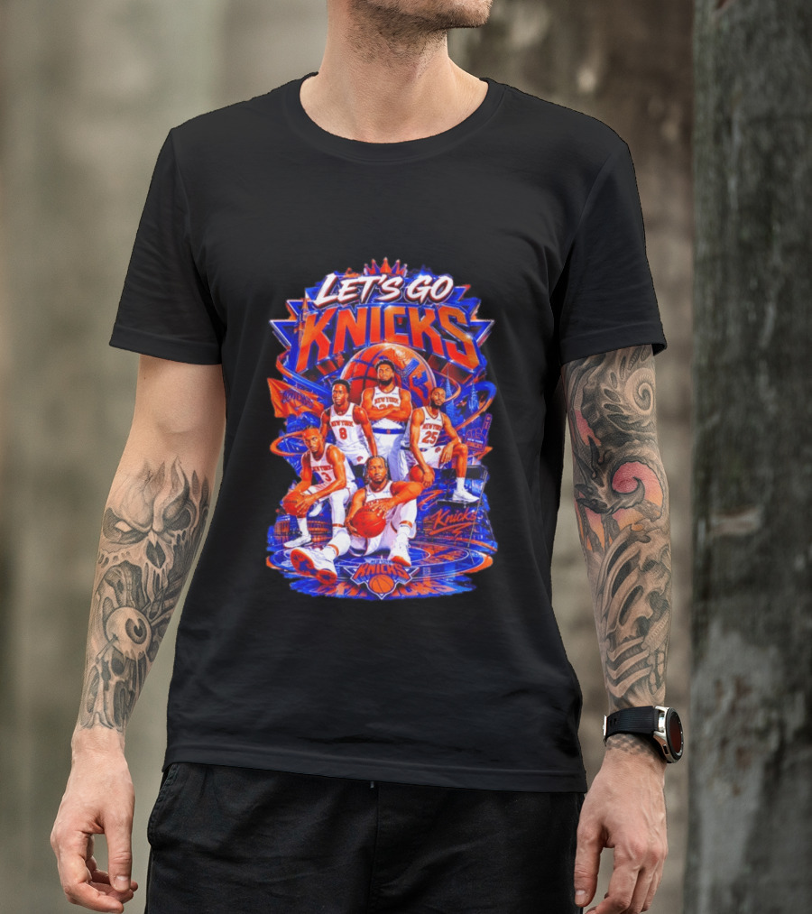 Jalen Brunson New York Knicks Let's Go 2026 NBA Basketball Players T-Shirt