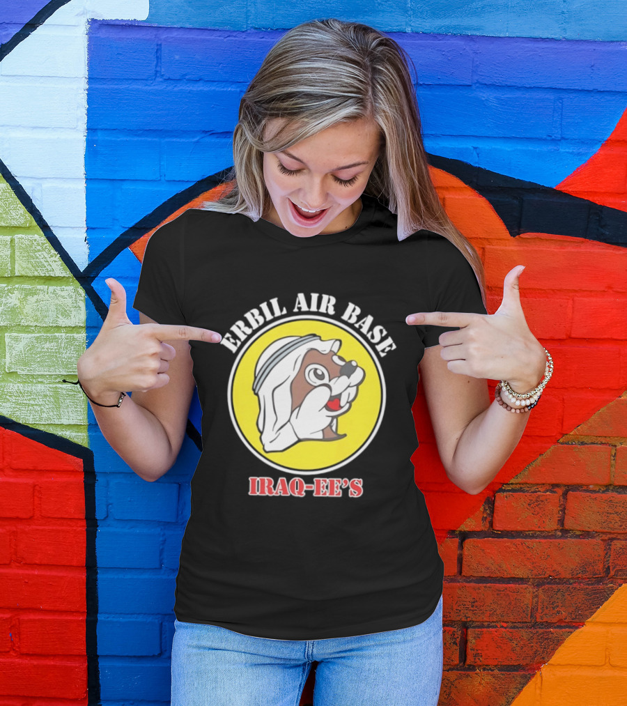 Erbil Air Base Iraq Eef's Cartoon T-Shirt