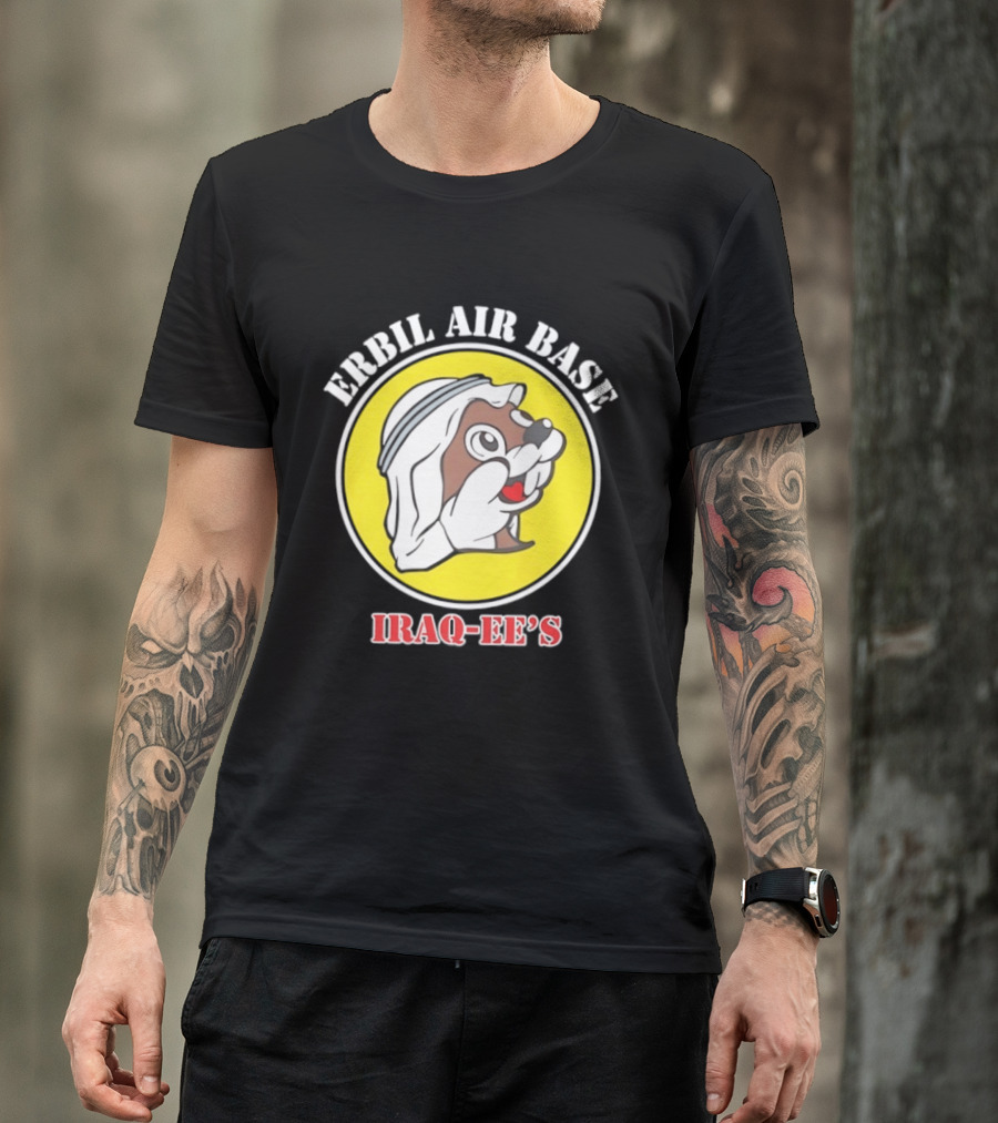 Erbil Air Base Iraq Eef's Cartoon T-Shirt