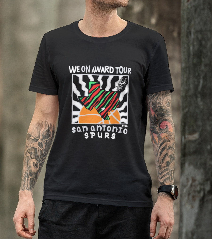 San Antonio Spurs We On Award Tour A Tribe Called Quest Basketball Texas T-Shirt