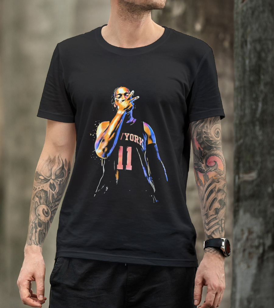 Ben Stiller Wears Jalen Brunson New York 11 T-Shirt