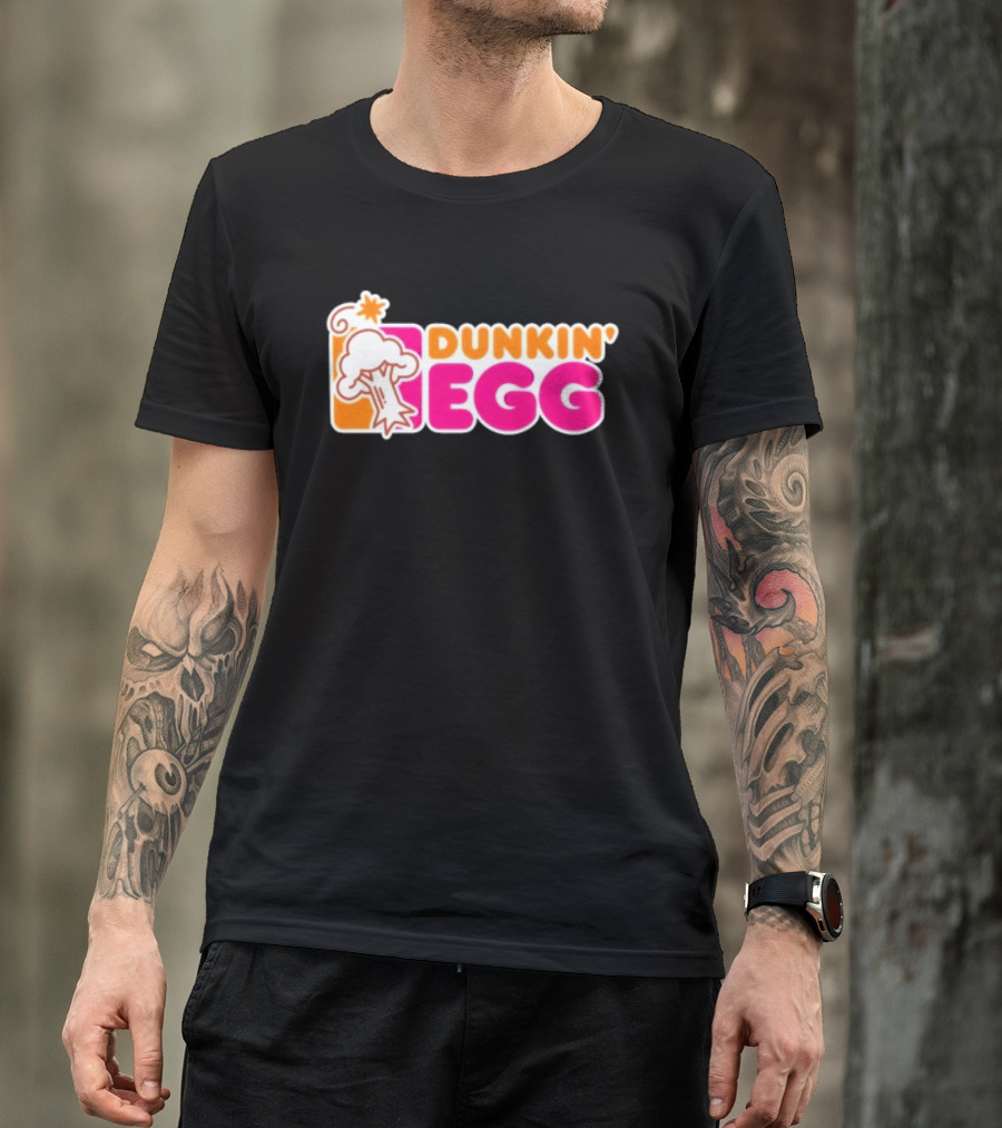 Dunkin' Egg Dunkin' Donuts Tree Explosion T-Shirt
