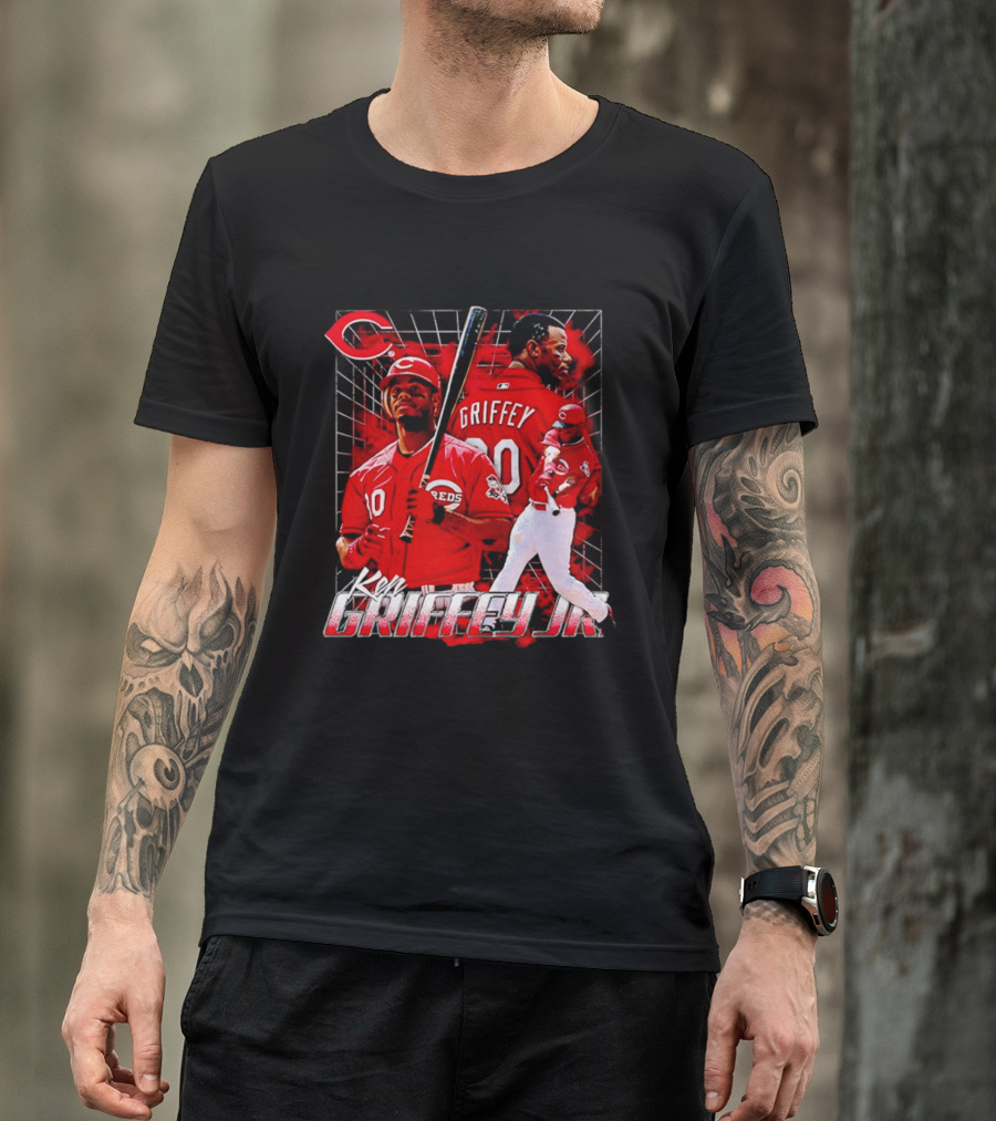 Ken Griffey Jr Cincinnati Reds Baseball Player 30 Reds Griffey T-Shirt