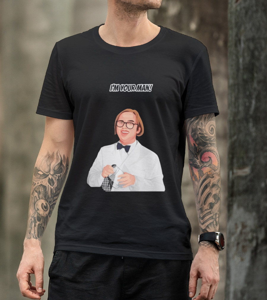 Max And Paddy I Am Your Man Bow Tie White Jacket T-Shirt