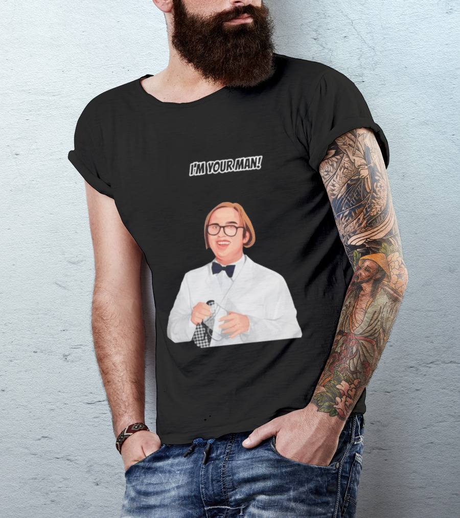 Max And Paddy I Am Your Man Bow Tie White Jacket T-Shirt
