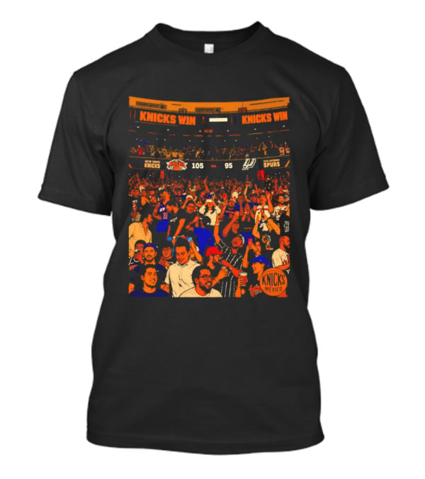 New York Knicks Win 105 95 One City One Team One Dream Energy T-Shirt