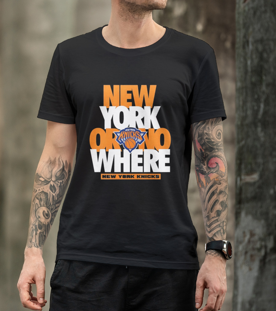 New York Knicks Basketball New York Or Nowhere 2026 T-Shirt