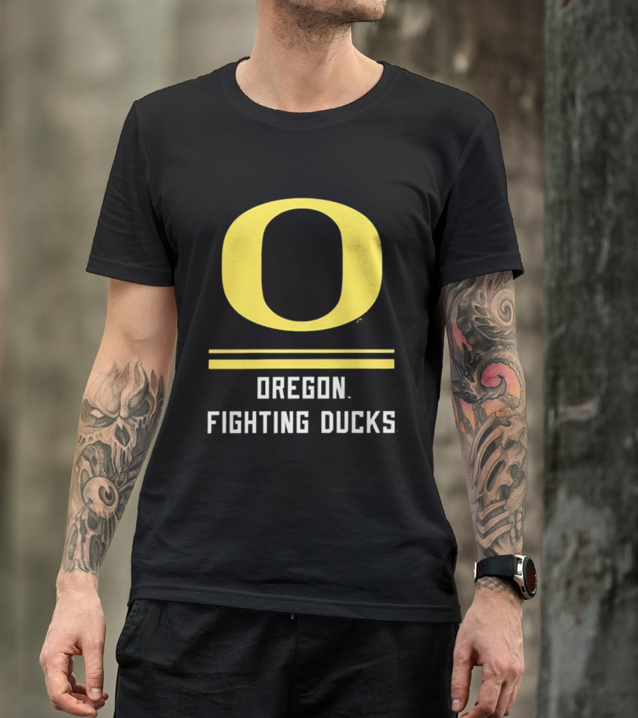Oregon Fighting Ducks Yellow O T-Shirt