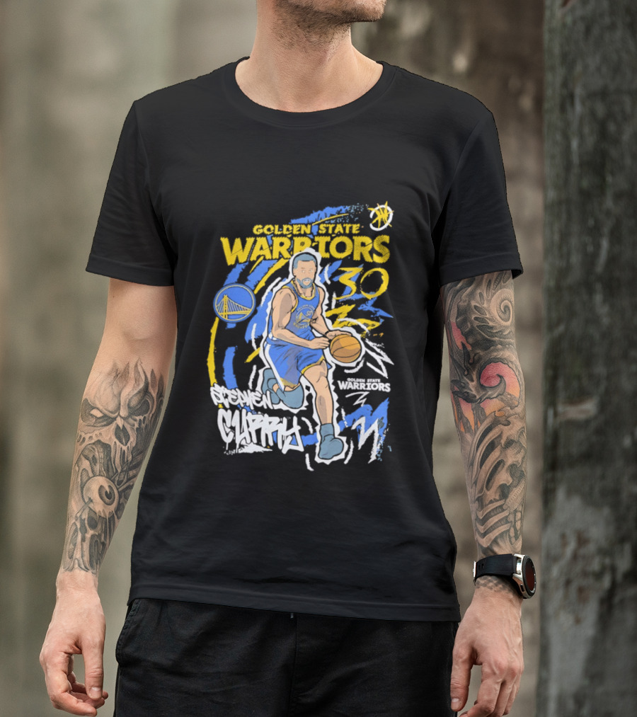 Golden State Warriors Stephen Curry 30 Basketball Player T-Shirt