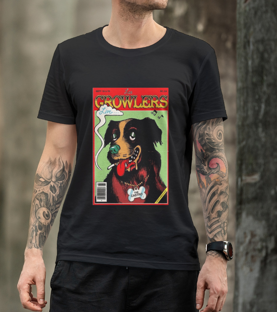 Los Growlers Live Sept 18 19 2026 San Francisco CA The Castro Theatre Dog T-Shirt