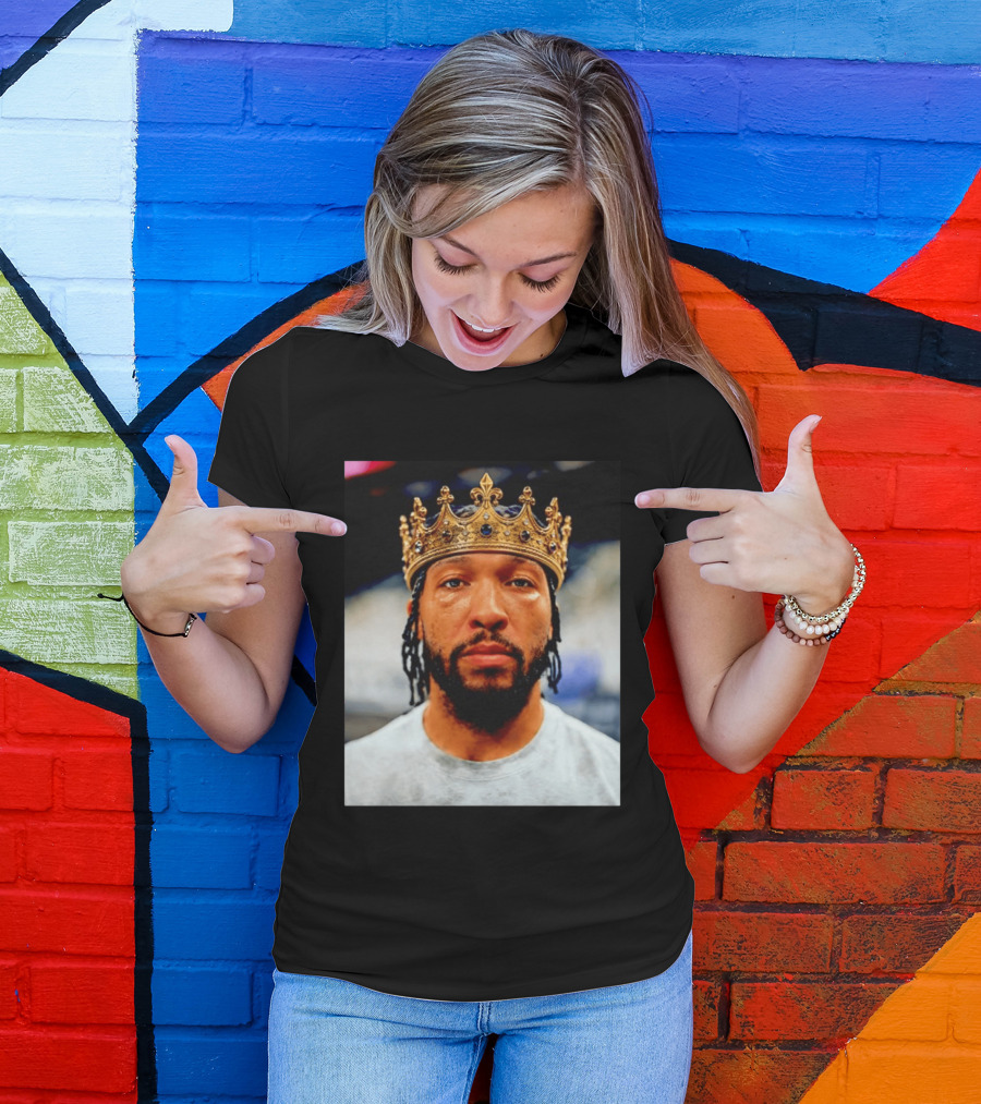 Jalen Brunson King New York Knicks Crown T-Shirt