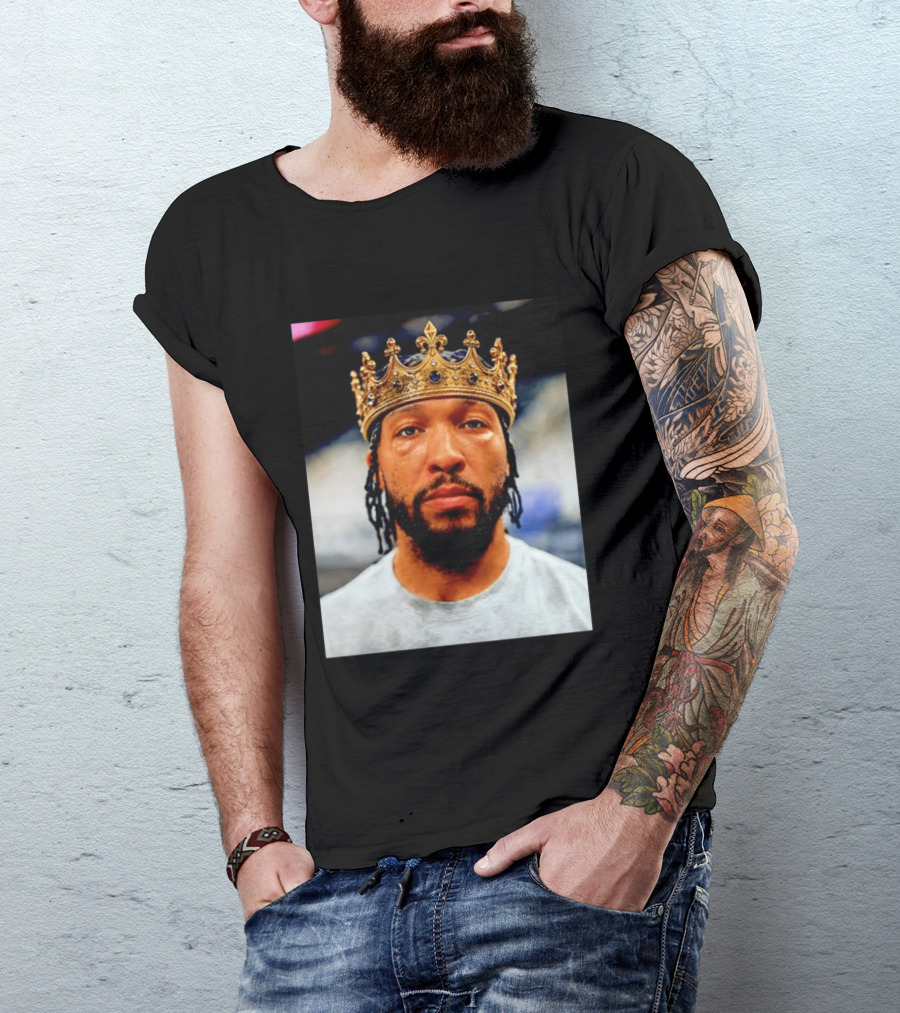 Jalen Brunson King New York Knicks Crown T-Shirt