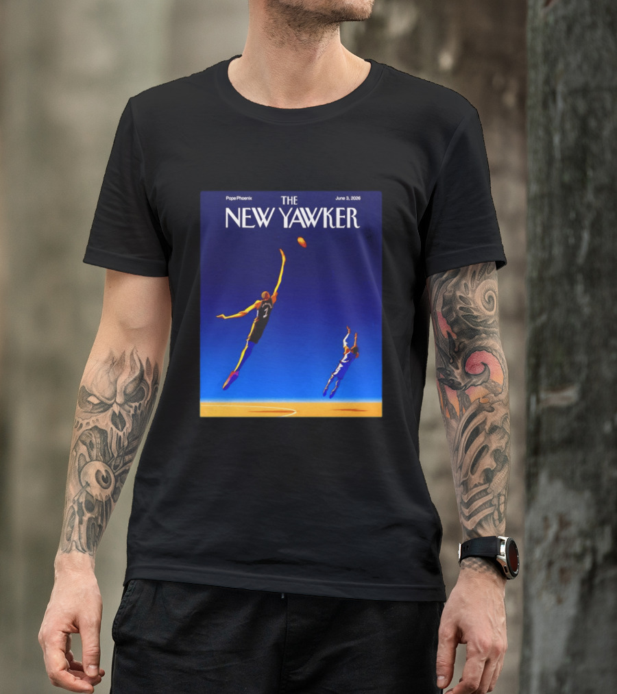The New Yawker June 3 2026 Basketball Cover Pope Phoenix T-Shirt