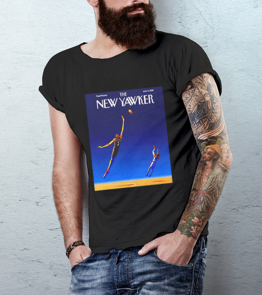 The New Yawker June 3 2026 Basketball Cover Pope Phoenix T-Shirt