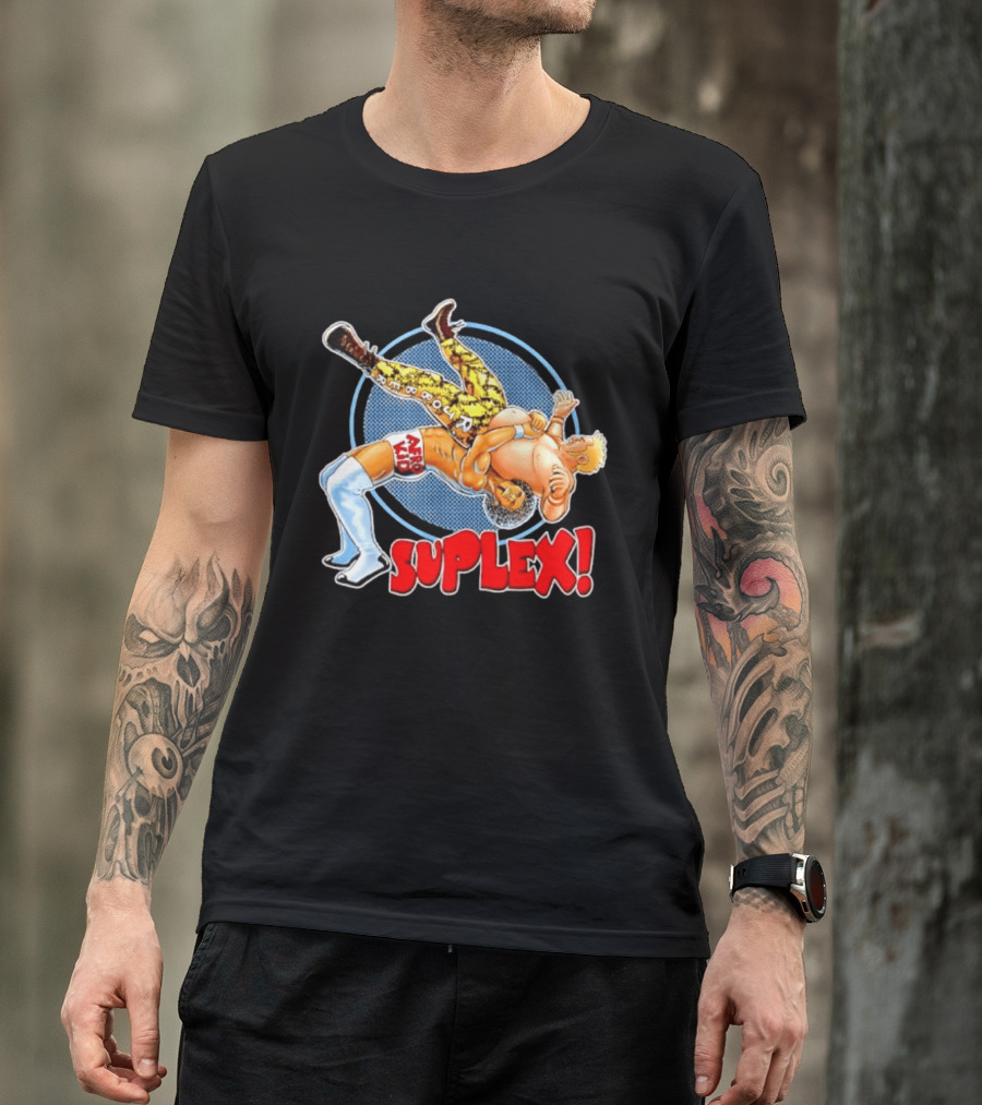 Afro Kid Wrestling Suplex Move T-Shirt