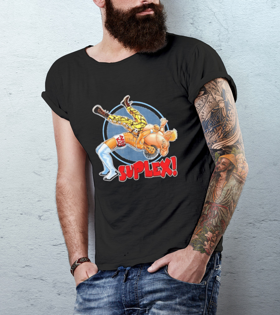 Afro Kid Wrestling Suplex Move T-Shirt