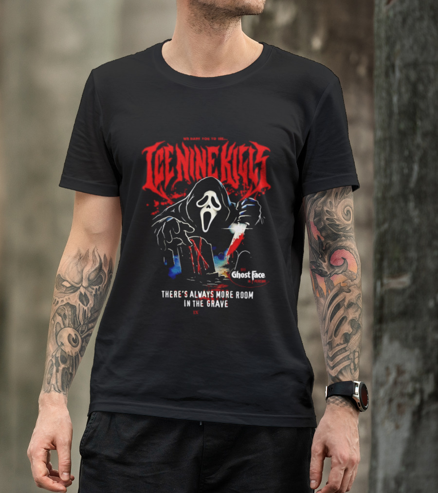Ice Nine Kills Ghost Face There's Always More Room In The Grave T-Shirt