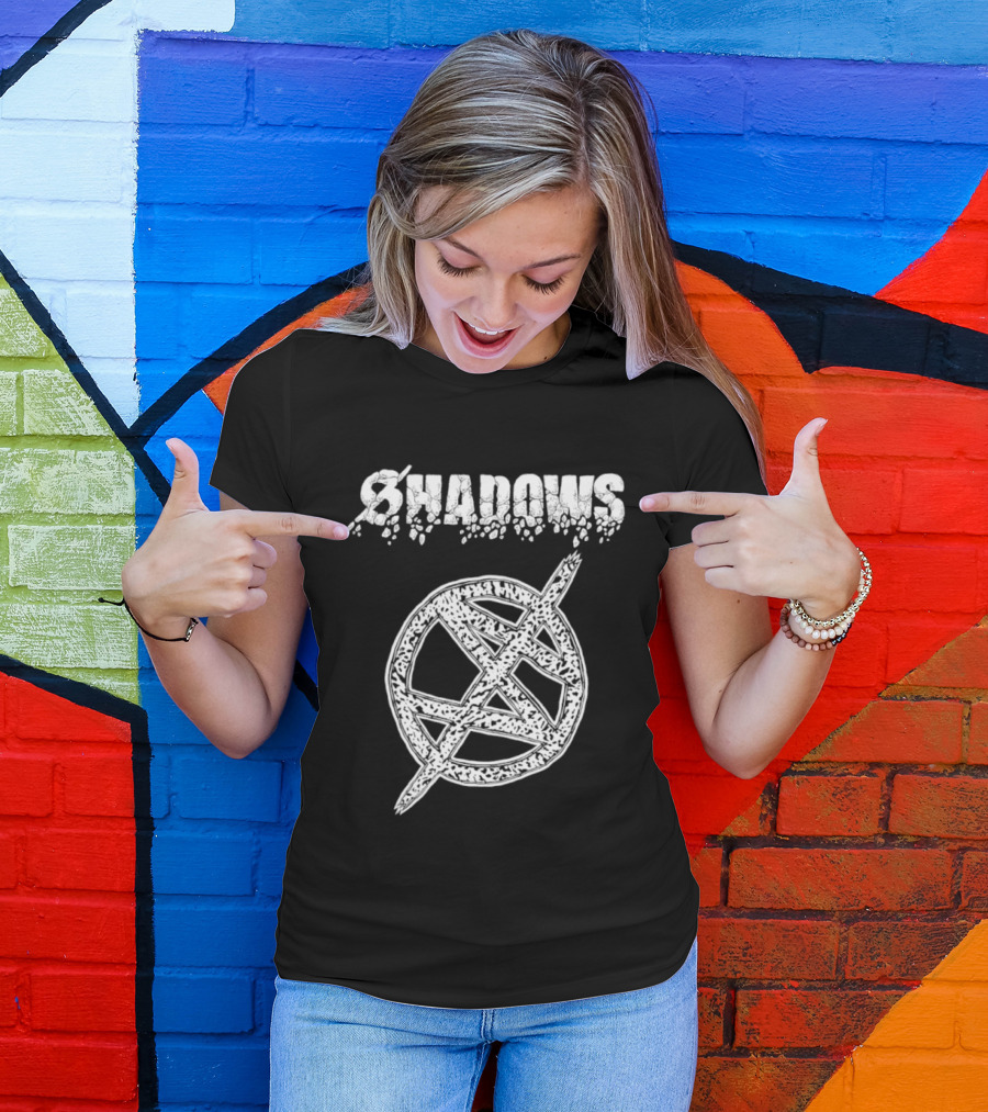 Shadows Anarchy Symbol Grunge T-Shirt