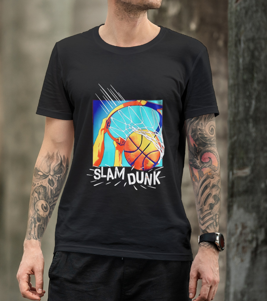 Slam Dunk Basketball Children's Place Hoop Action Kids T-Shirt