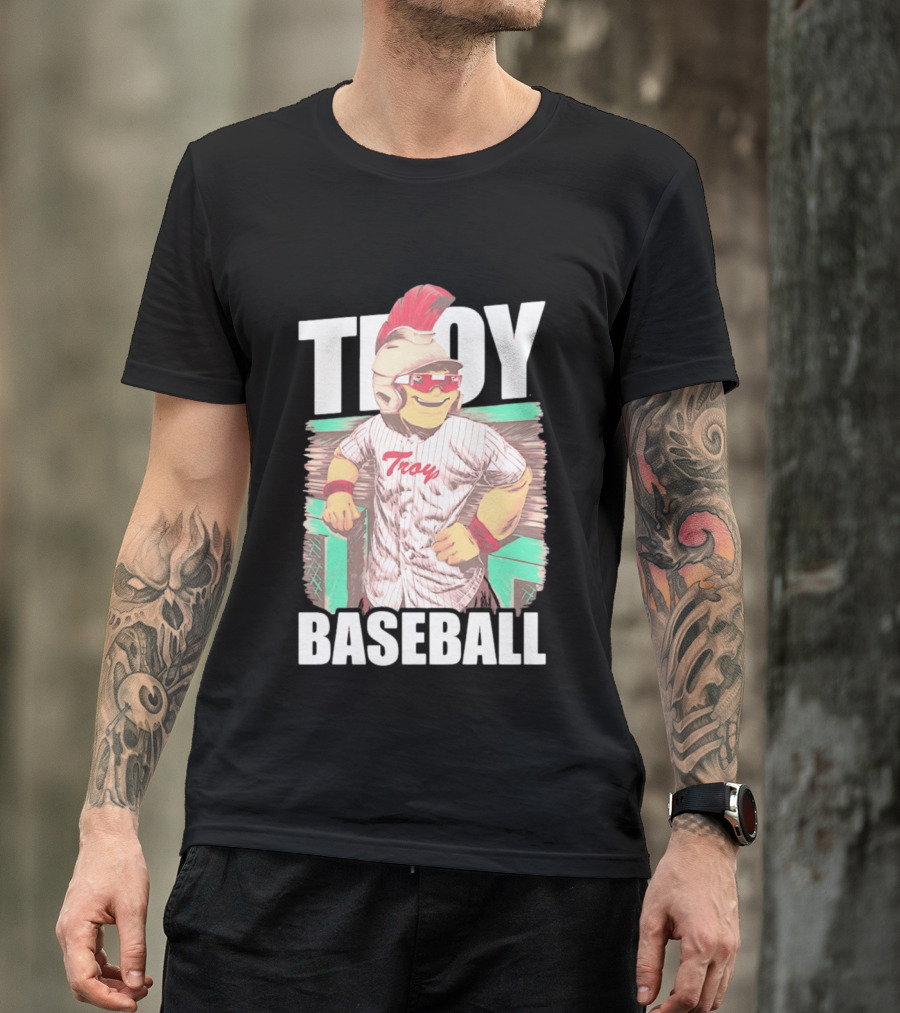 Troy University Trojans Baseball Team Collegiate Athletic Spirit T-Shirt