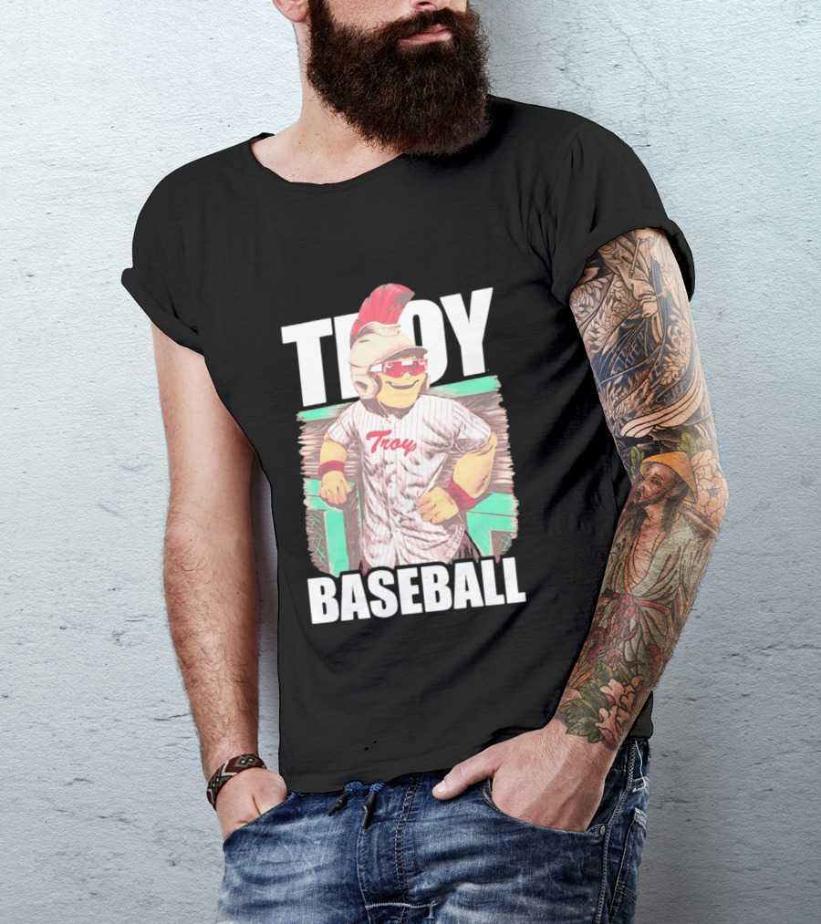 Troy University Trojans Baseball Team Collegiate Athletic Spirit T-Shirt