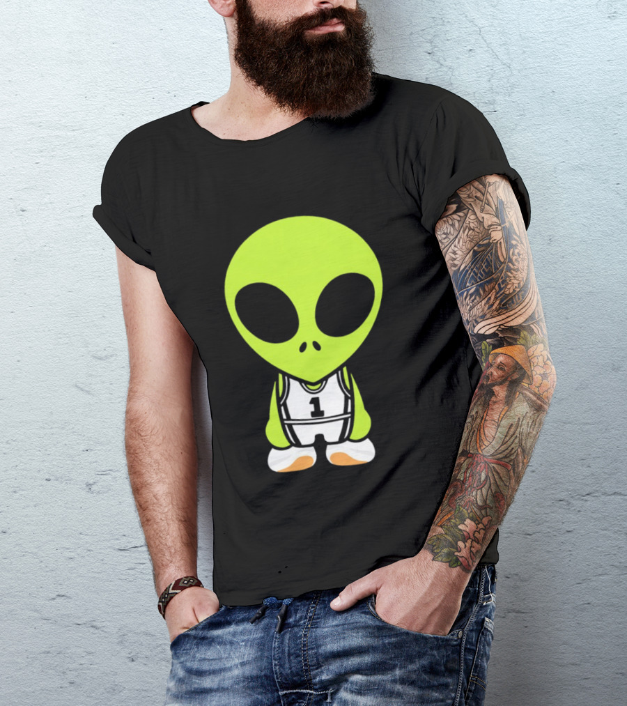 Victor Wembanyama San Antonio Spurs NBA Alien Player Number 1 Basketball T-Shirt