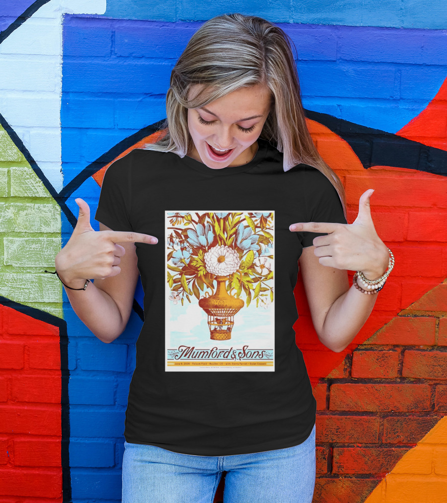 Mumford And Sons Folsom Field Boulder CO June 6 2026 Sierra Ferrell Dylan Gossett Concert T-Shirt
