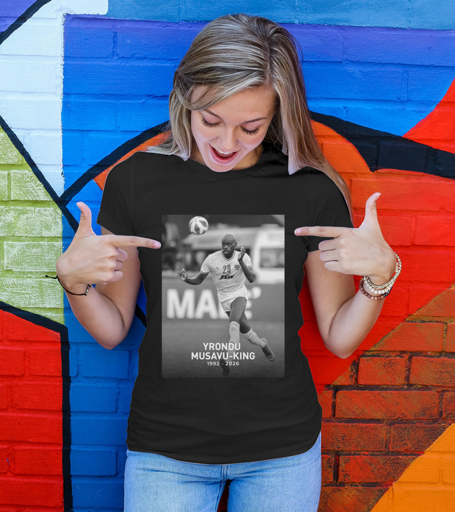 Yrondu Musavu King 29 JSW 1992 2026 Soccer Player T-Shirt