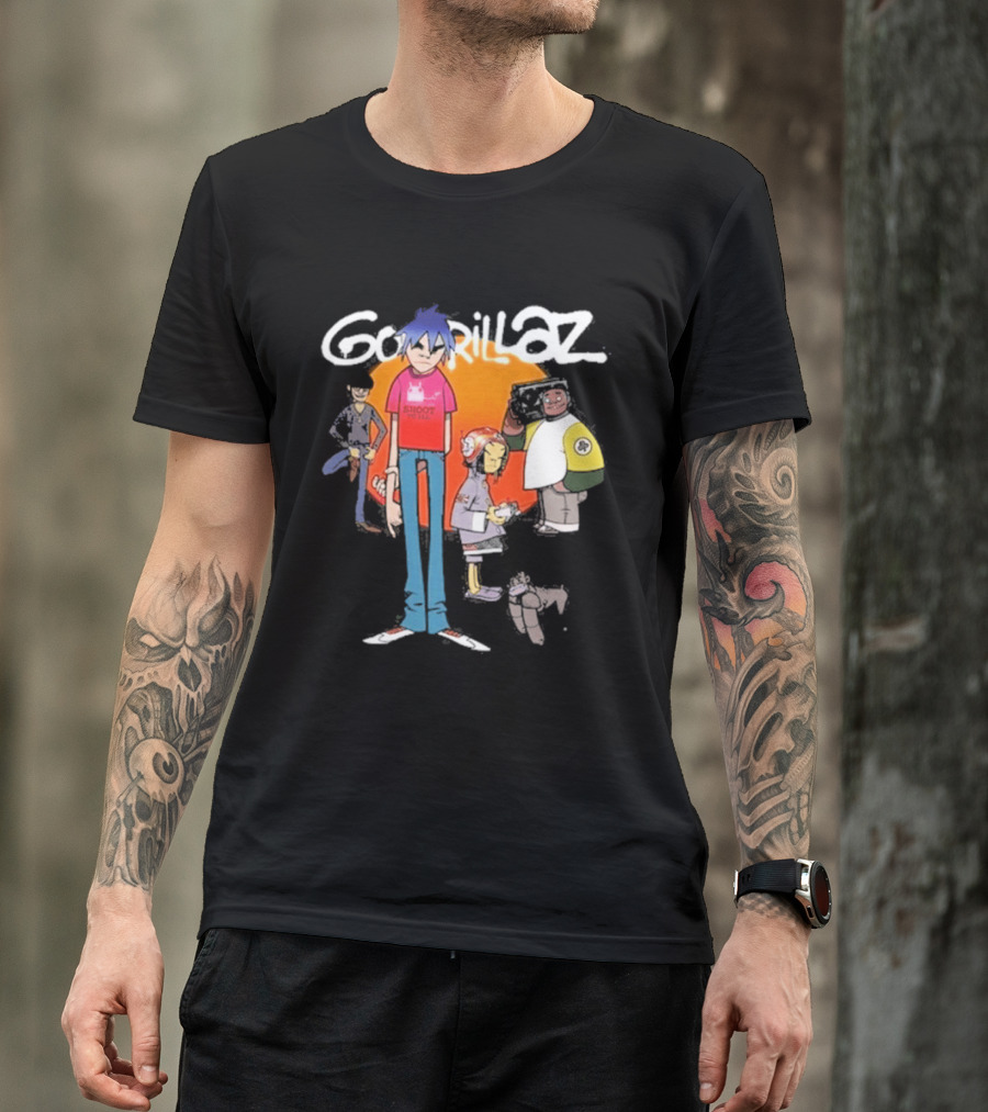 Gorillaz Summer Tour 2026 Band Members T-Shirt