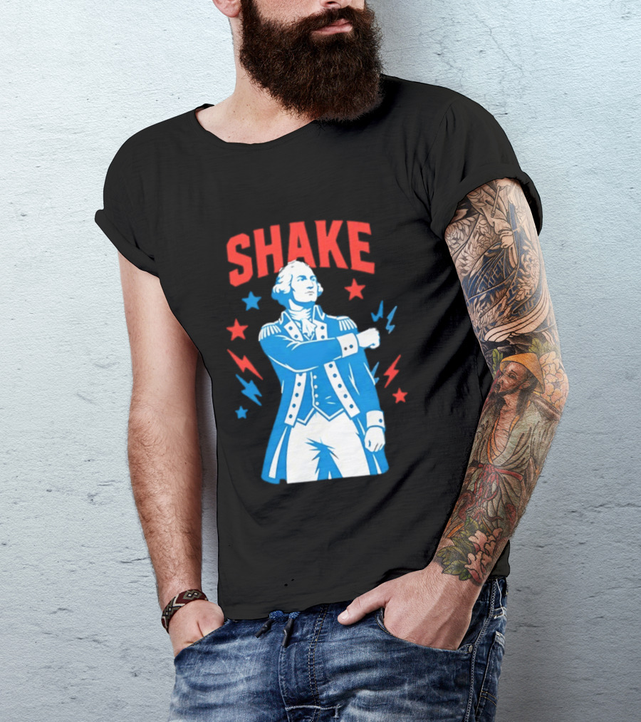 Shake And Bake George Washington America Drinking T-Shirt