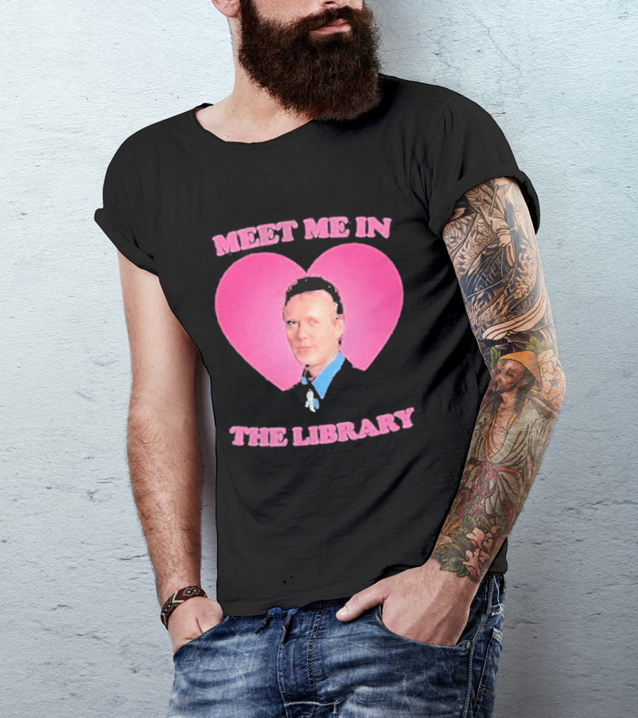 Meet Me In The Library Pink Heart Anthony Head Rupert Giles 2026 T-Shirt