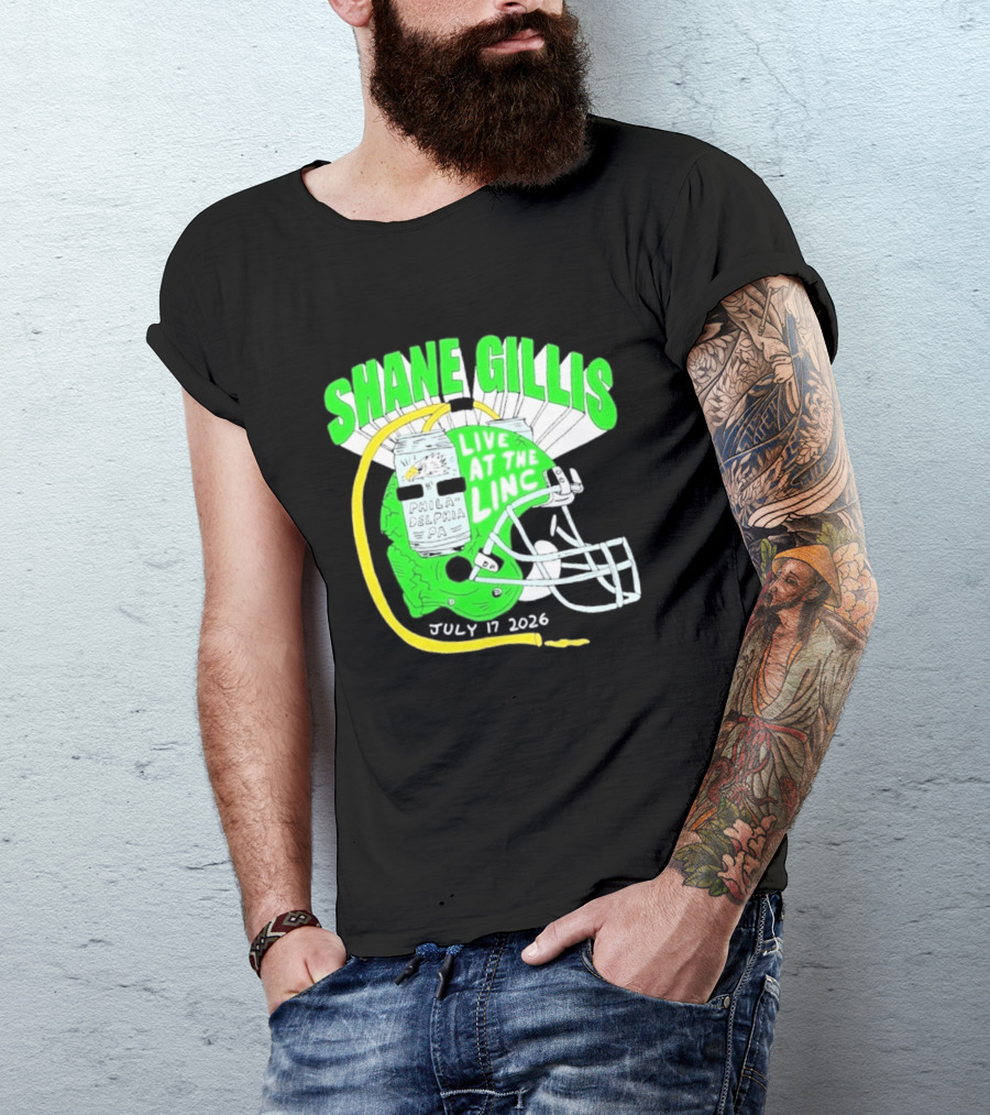 Shane Gillis Live At The Linc Philadelphia July 17 2026 Helmet T-Shirt