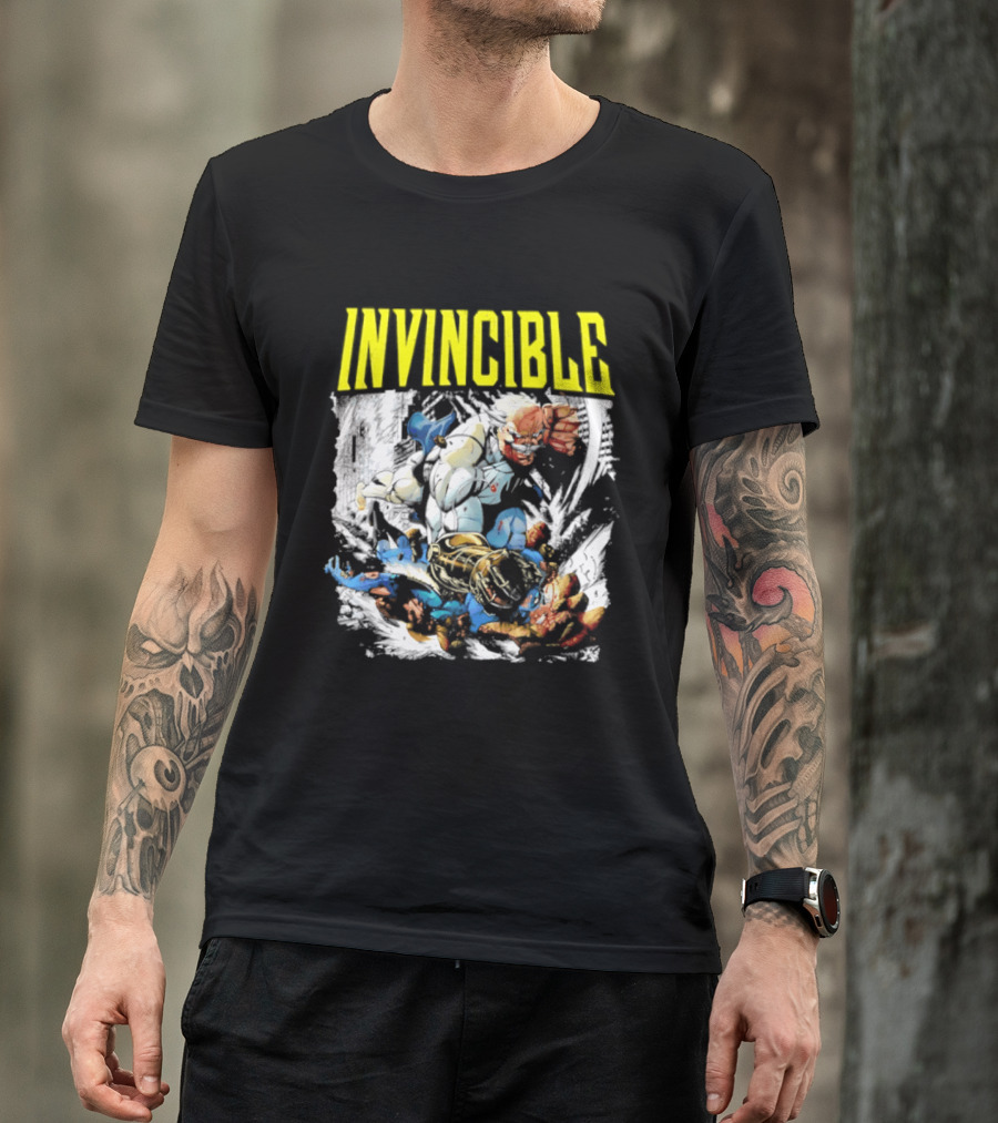 Invincible Thragg Vs Omni Man Epic Battle Comics T-Shirt