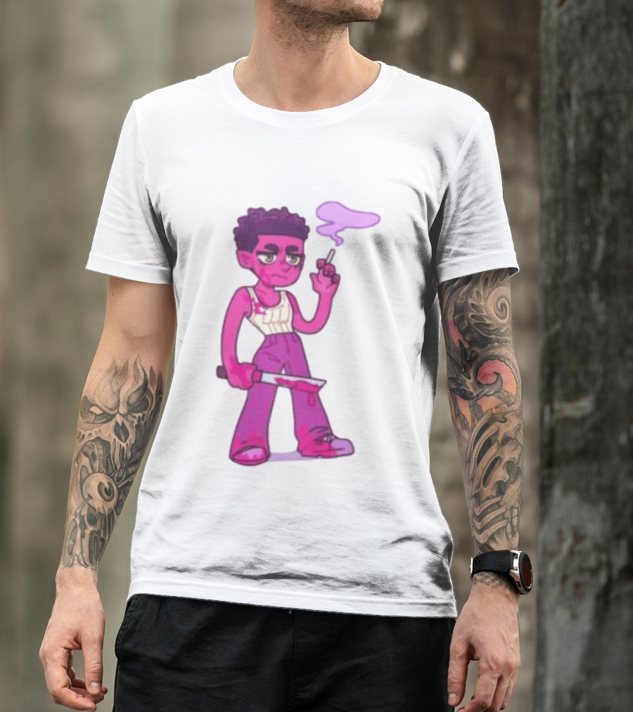 Amc Shop Interview With The Vampire Very Merry Mart Louis Smoking Knife T-Shirt