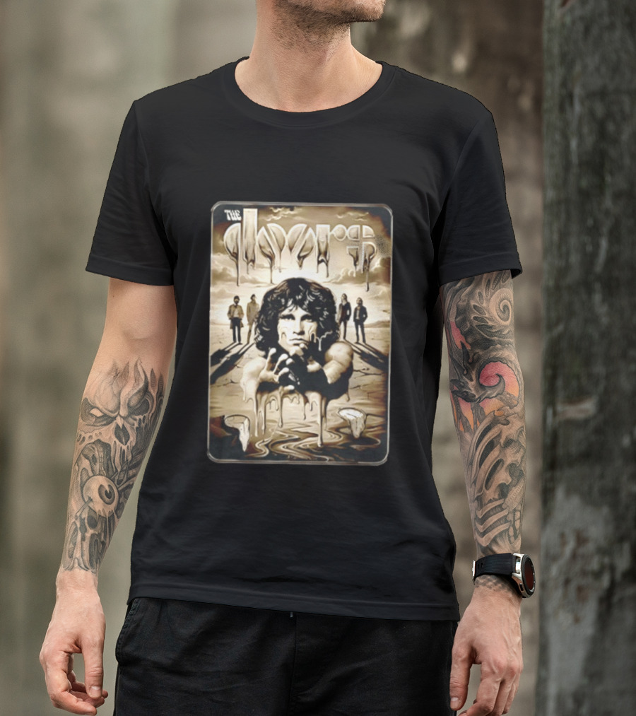 The Doors Break On Through Salvador Dali Style Jim Morrison T-Shirt