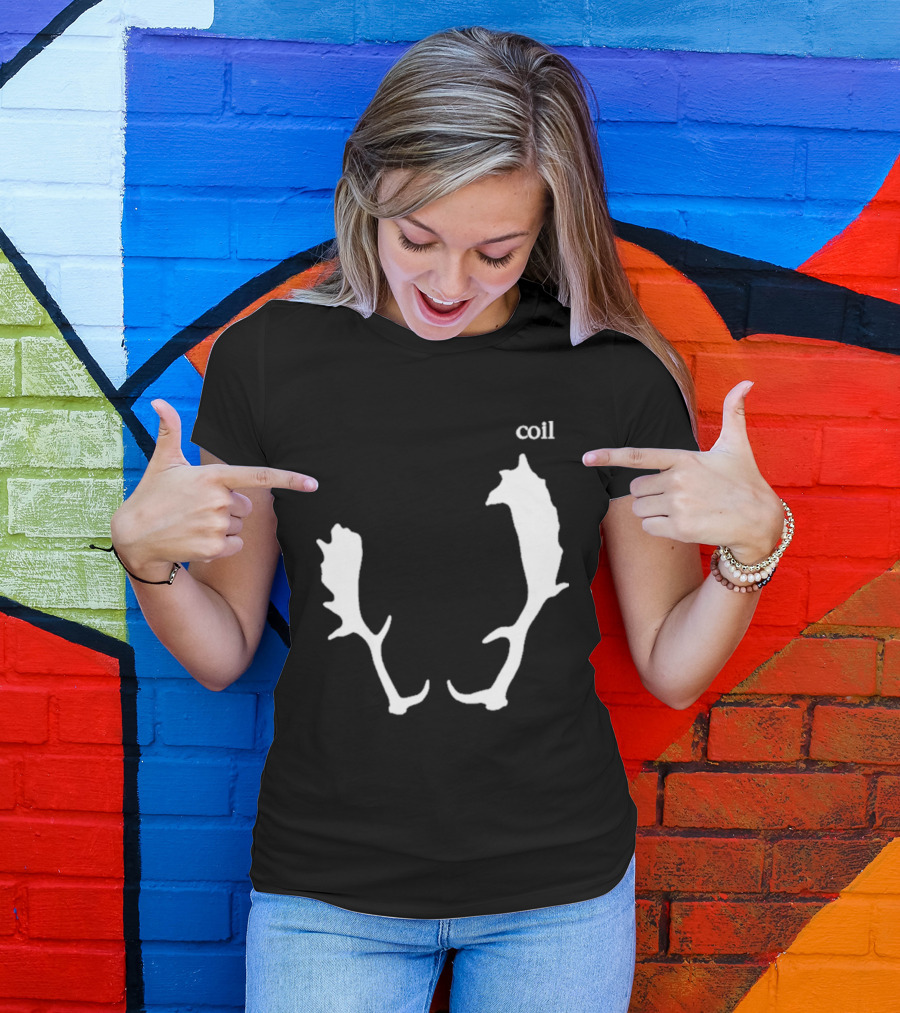 Coil Black Antlers T-Shirt