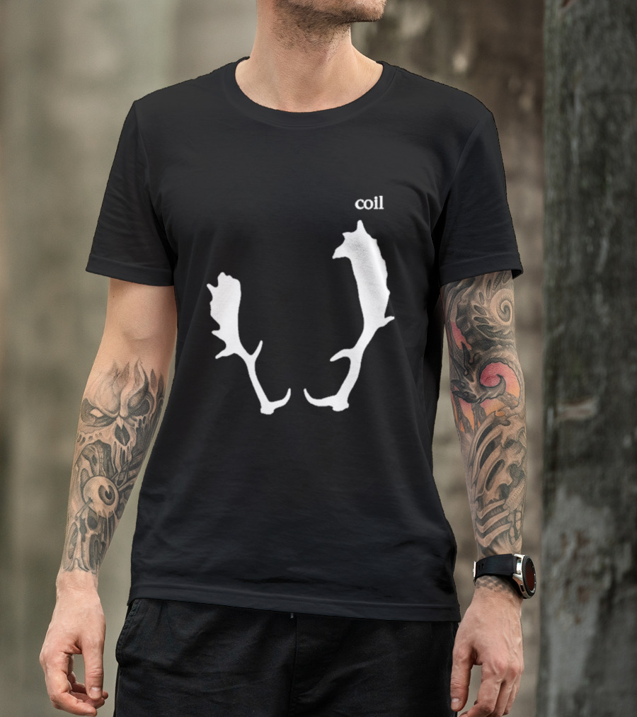 Coil Black Antlers T-Shirt